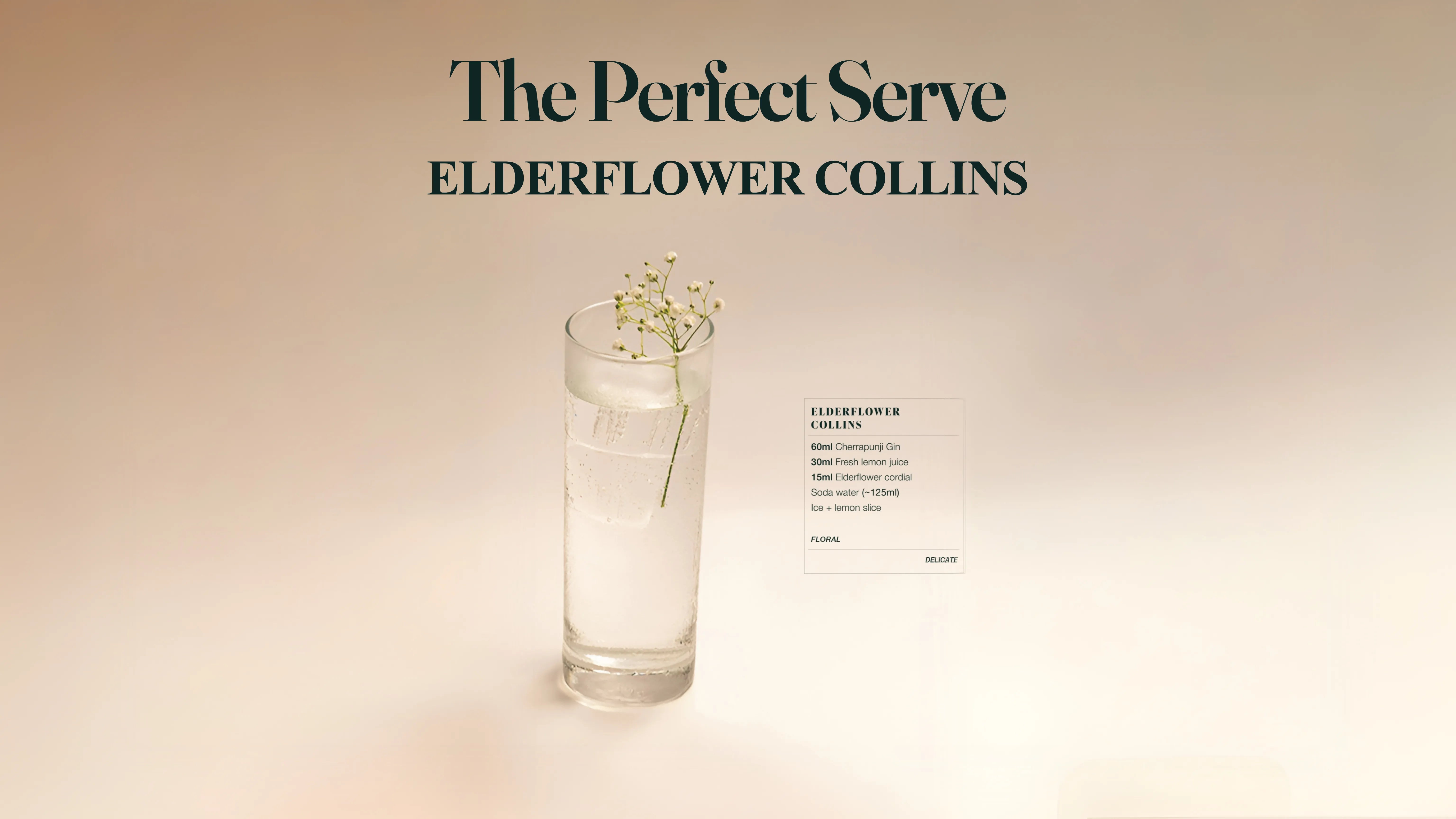 Elderflower Collins
