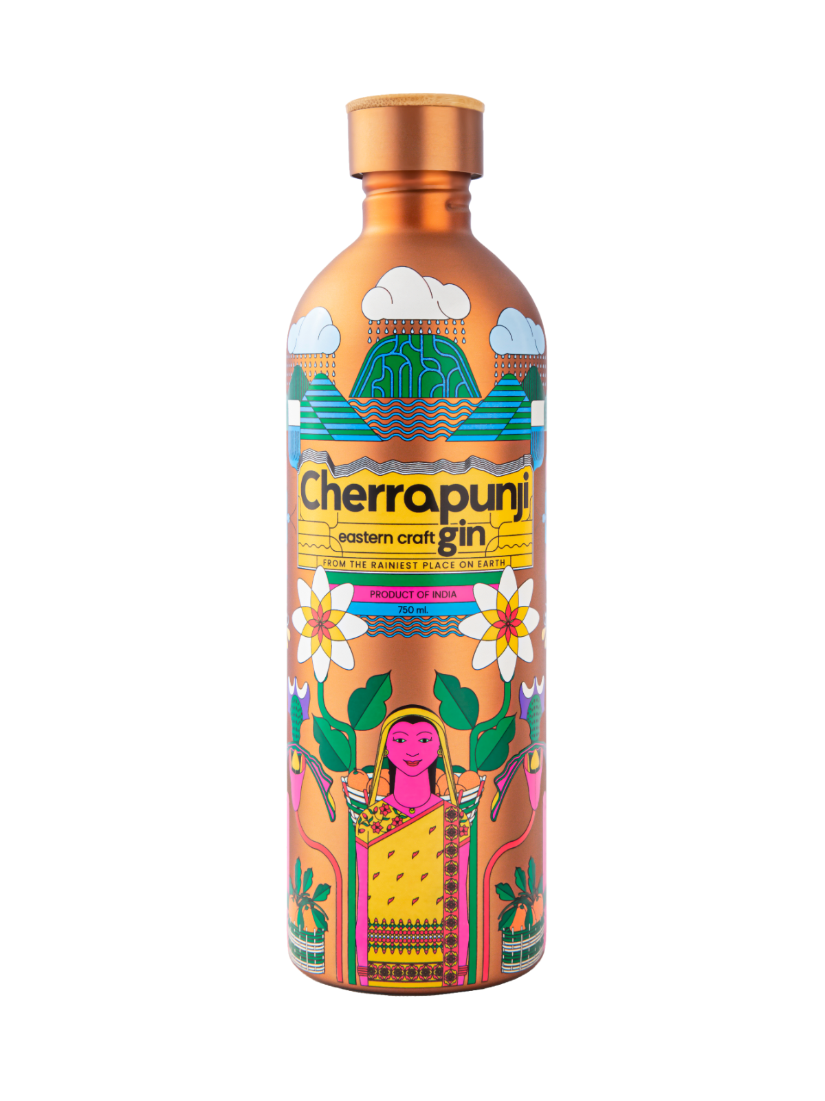 Pack of 6 - Cherrapunji Eastern Craft Gin 75cl