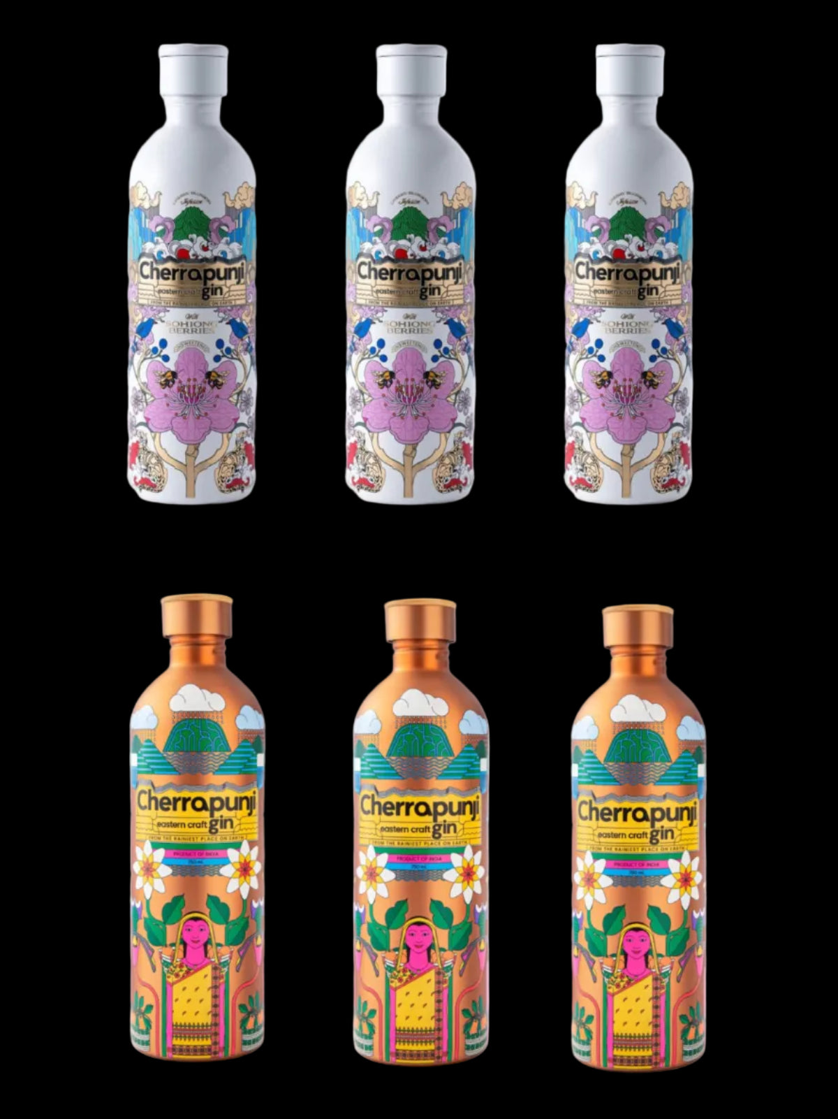 Cherrapunji Gin Mix pack of 6