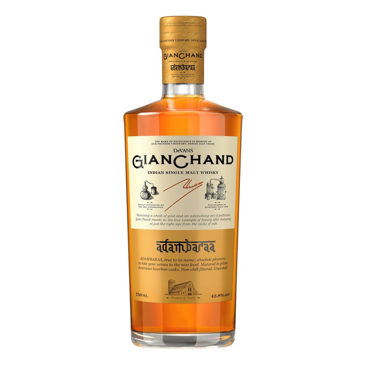 GianChand Adambaraa Single Malt Whisky