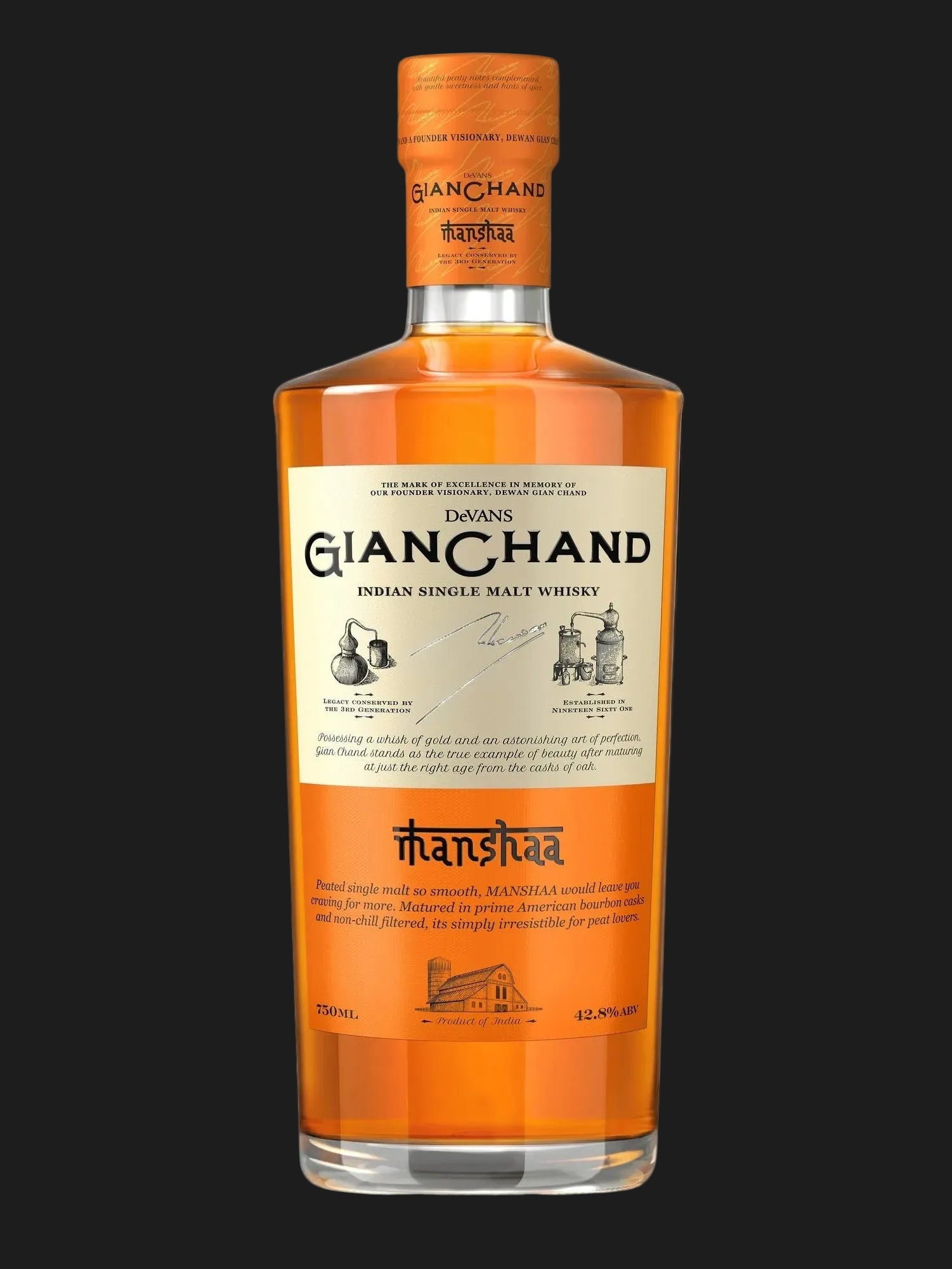Gianchand Manshaa Single Malt Whisky