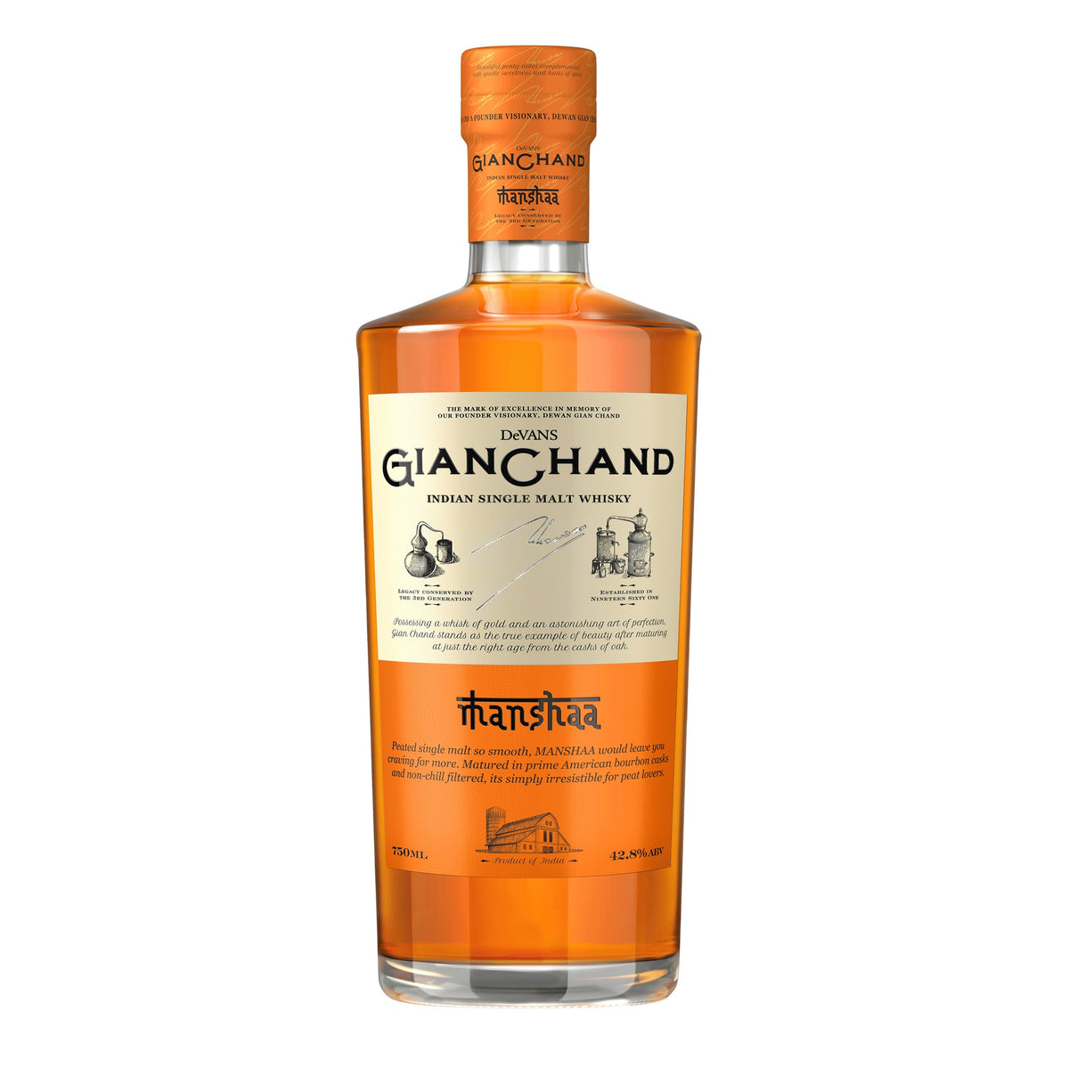 GianChand Manshaa Single Malt Whisky