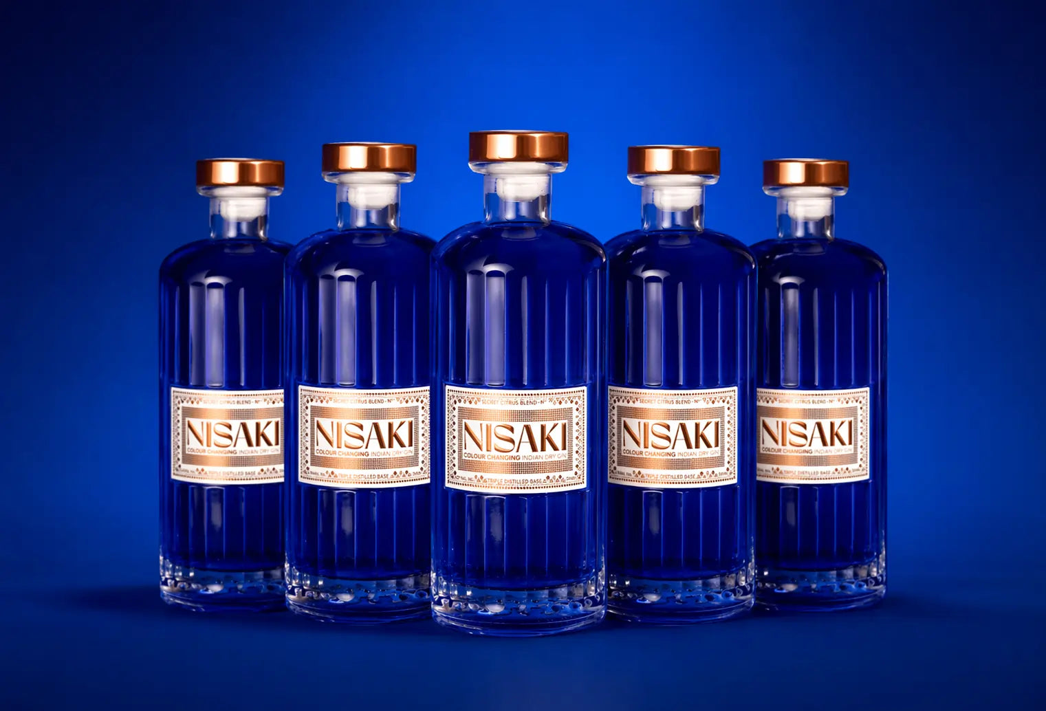 Nisaki Farbwechsel Indian Dry Gin (750 ml)