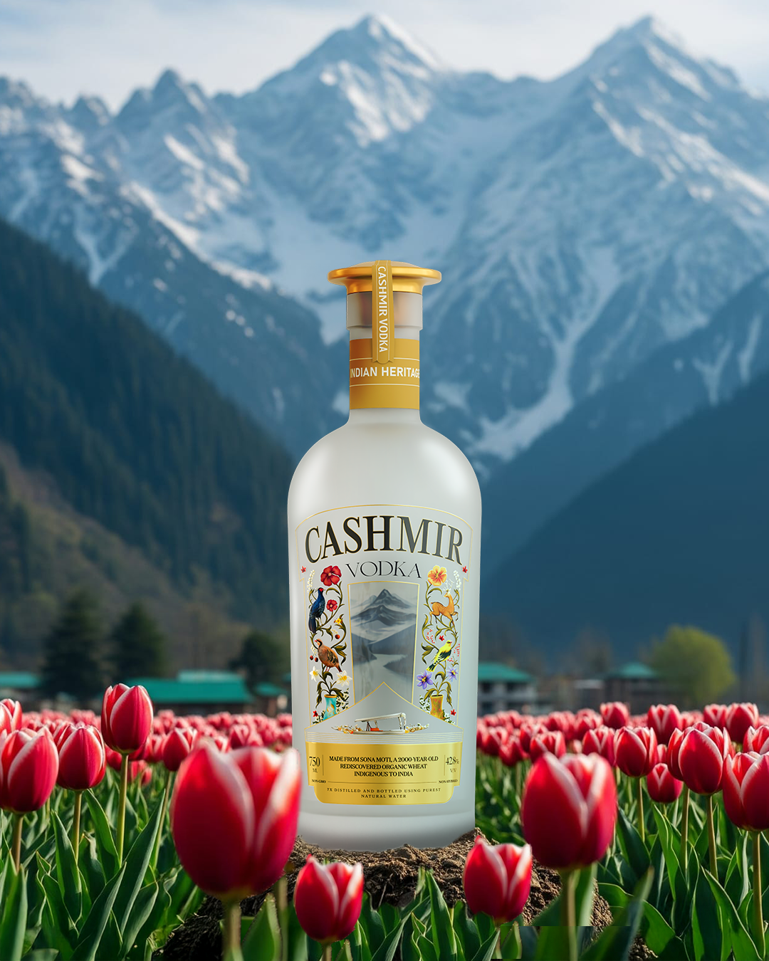 Cashmir Vodka - Preisgekrönter Wodka 70cl
