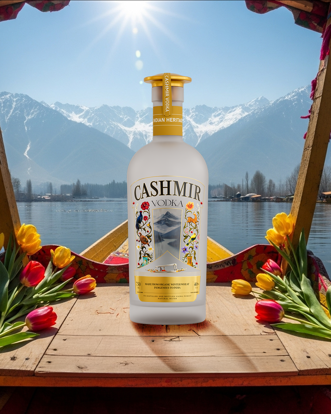 Cashmir Vodka - Preisgekrönter Wodka 70cl