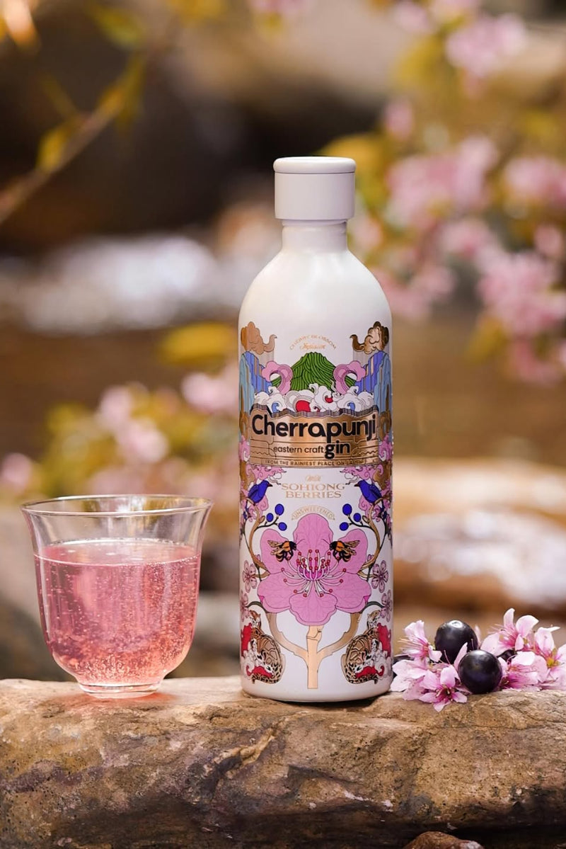 Cherrapunji Berry - Sustainable Stainless Steel Bottle - Zarf Spirits Switzerland
