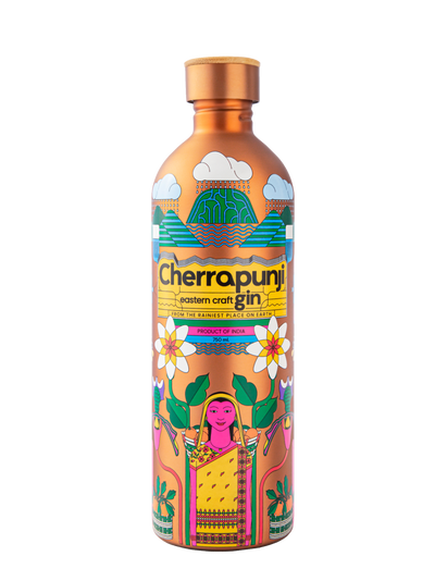 Cherrapunji Eastern Craft Gin - Sustainable Stainless Steel Bottle - Zarf Spirits Switzerland
