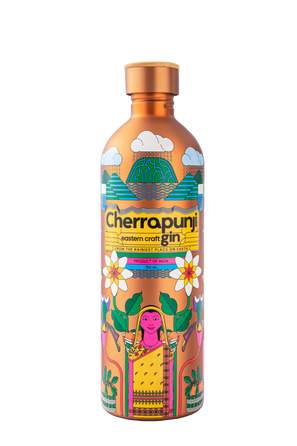 Cherrapunji Eastern Craft Gin - Sustainable Stainless Steel Bottle - Zarf Spirits Switzerland
