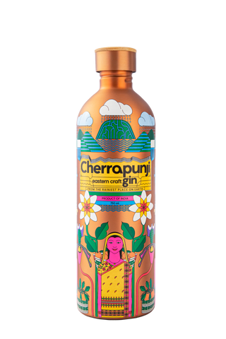 Cherrapunji Eastern Craft Gin - Sustainable Stainless Steel Bottle - Zarf Spirits Switzerland